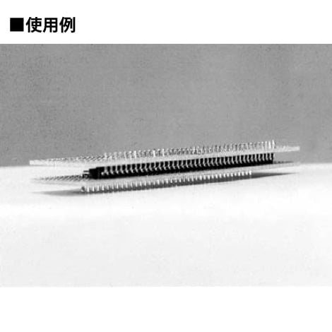 超小型基板平行二段重ね用端子 2.54mmピッチ H=3.5mm(10本入)【MA-3-4-20P】