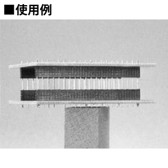 超小型二段重ね用端子(固定型)1.27mmピッチ H=9.0mm(10本入)【MB-1-9.0-40P】