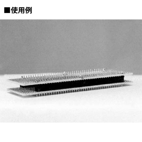超小型二段重ね用端子(固定型)1.778mmピッチ H=1.2mm(10本入)【MB-17-1.2H-30P】