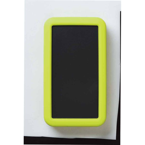 LCS型シリコンカバー付きハンドタイププラスチックケース(電池構造：単4 × 2 本/ダークグレー：パネル/グリーン：シリコンカバー)【LCS115-F2-DG】