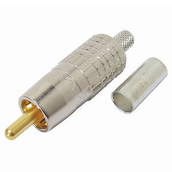 RCAプラグ(圧着式)20個入り RCAPC5F*20 カナレ電気製|電子部品