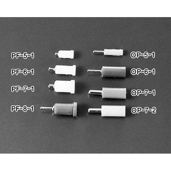 超小型パネルチェック用端子 プラグ(はんだ式)黒(10個入)【OP-5-1 黒】