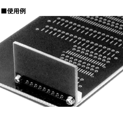 プリント板垂直取付ブロック BAシリーズ M2用(100本入)【BA-2-4】