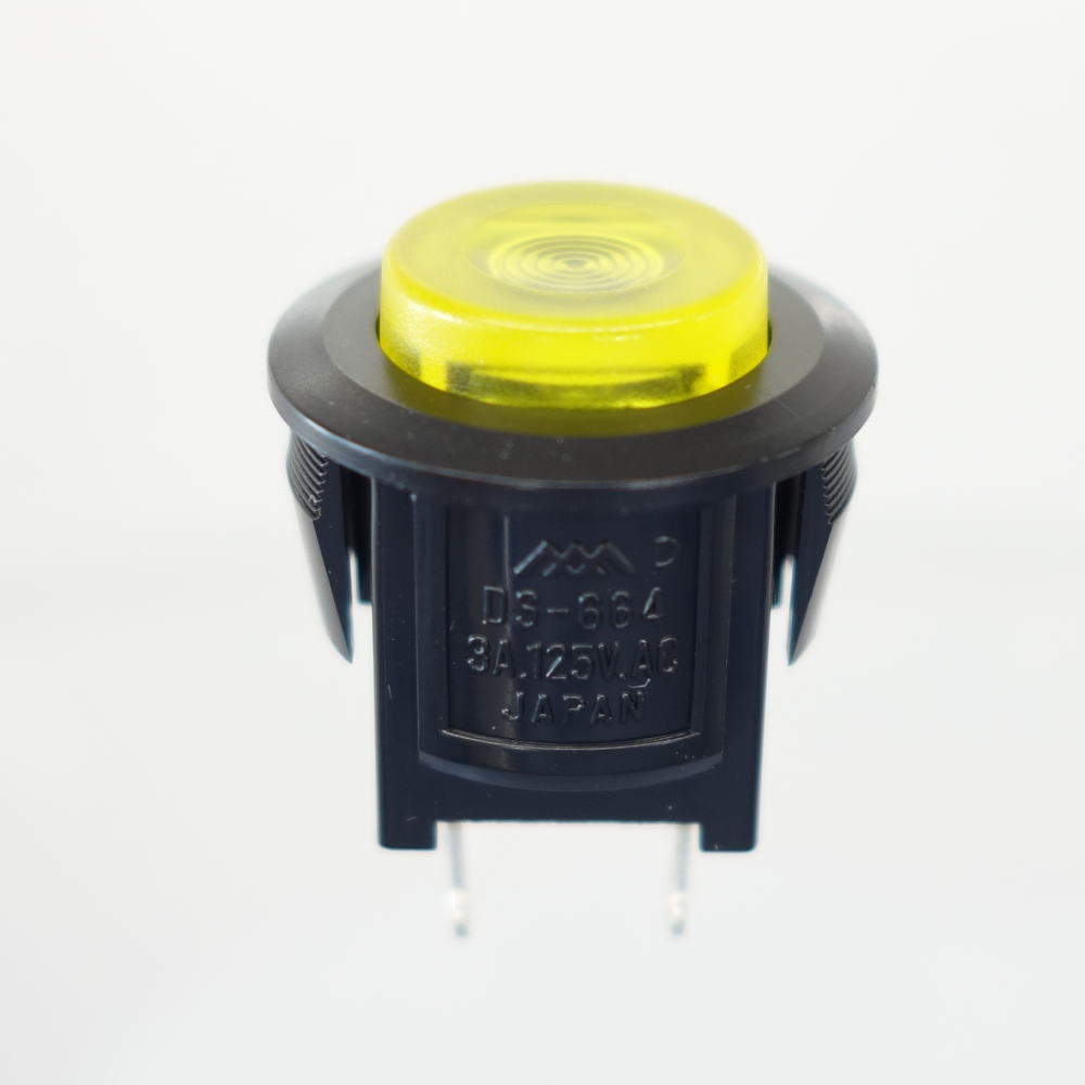 照光式押しボタンスイッチ セルフロック 黄 DS664KCLSK-TY ミヤマ電器製｜電子部品・半導体通販のマルツ