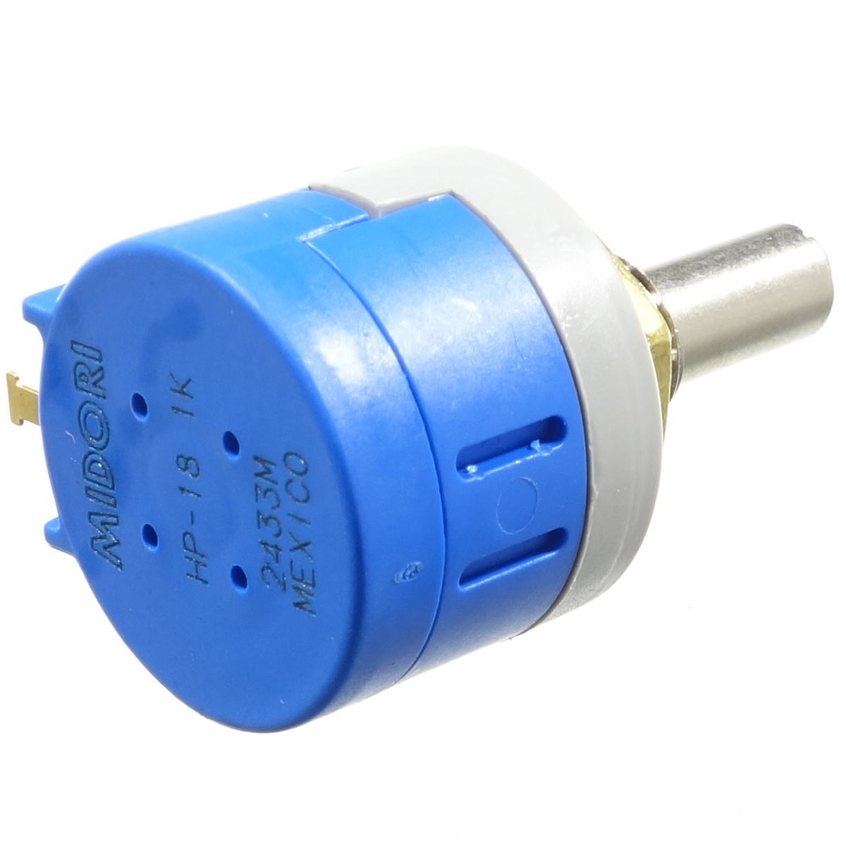 回転角度センサ 10回転/10kΩ/2W【HP-18-10Kｵｰﾑ】