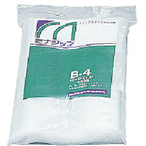 チャック付ポリエチレン袋 「ミナジップ」E-4 (200枚入)【MZE-4】