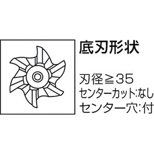 ねじれ MITSUBISHI/三菱マテリアル ラフィングエンドミル(Mタイプ
