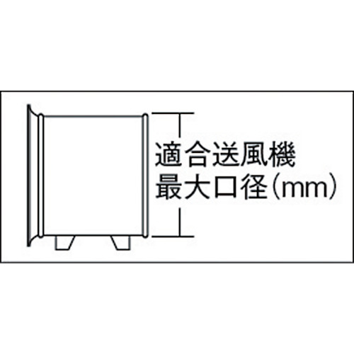 送風機用ダクト スタンダード 200mm 5m【SJFD-200S】