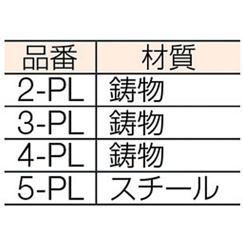 2号ドアハンガー用プレート【2-PL】