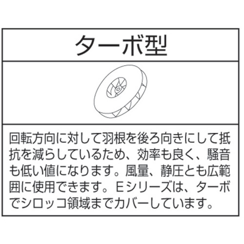 電動送風機 万能シリーズ(0.1kW)【EC-63T】