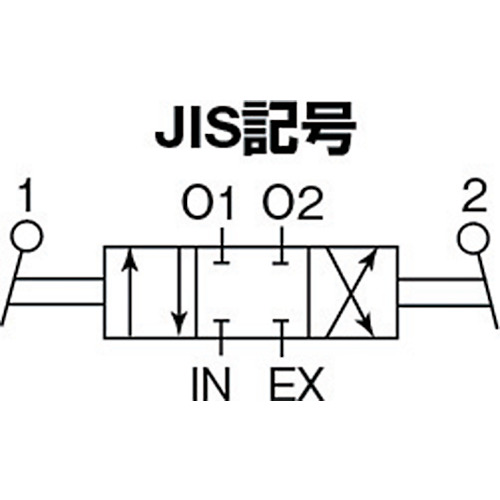 手動切替弁8A側面配管【BN-4H41CXA-8】