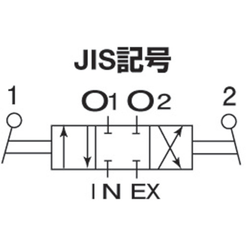 手動切替弁8A側面配管【BN-4H41CXA-8】