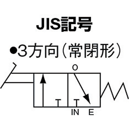 3方向足踏バルブ8A【BN-4PA31-8】