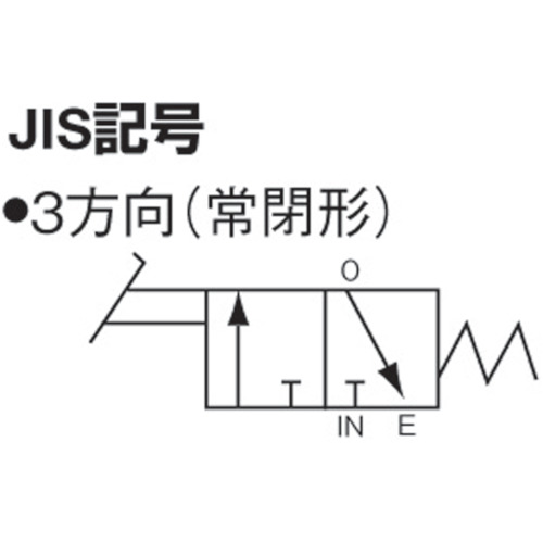 3方向足踏バルブ8A【BN-4PA31-8】