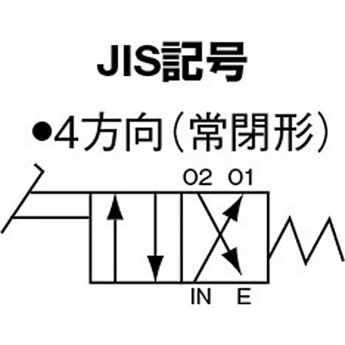 4方向足踏バルブ8A【BN-4PA41-8】