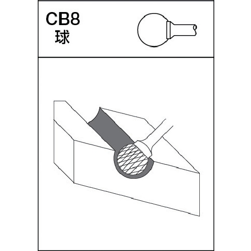 超硬バー Cシリーズ【CB8C107】
