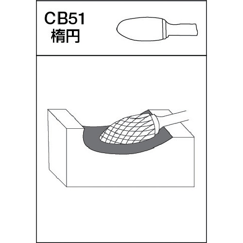 超硬バー Cシリーズ【CB51C103】