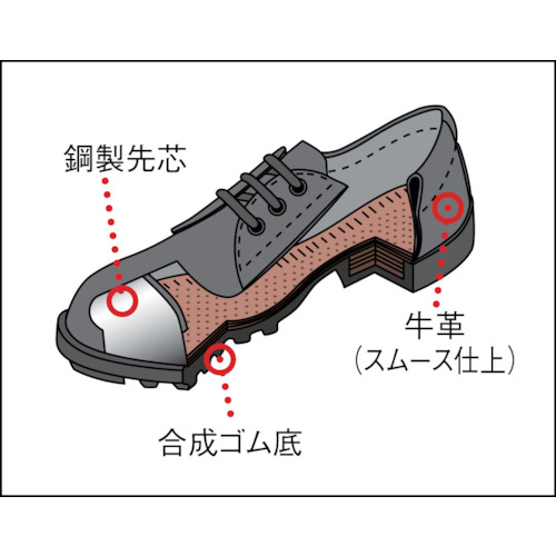 安全靴 短靴 FD11 26.0cm【FD11-26.0】