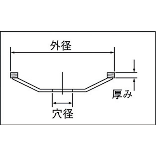 ドライカップ 研削用 100X20.0【DC-4M】