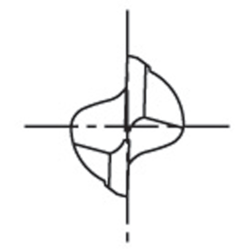 ハイスエンドミル 2刃ショート 27 80037【EDS-27】