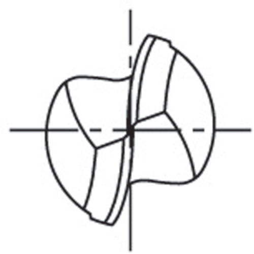 ハイスエンドミル 2刃ボール R0.75 80765【EBD-R0.75】