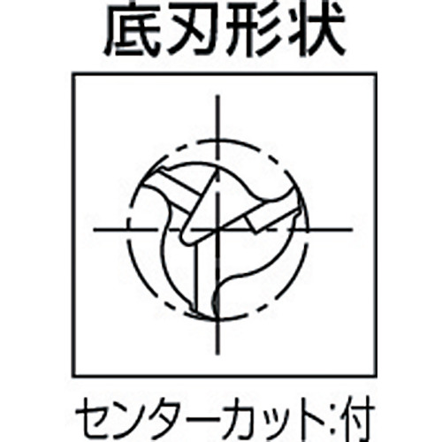 アルミ加工用ソリッドエンドミル【AL-SEES3220-LS】