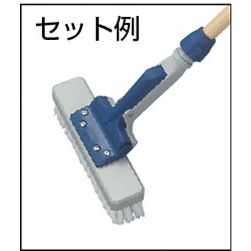 ワンタッチデッキブラシ 幅185mm【K-B】