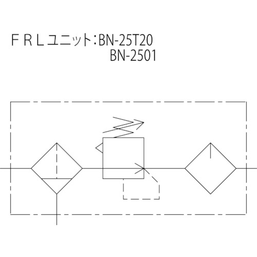 FRLユニット8Aモジュラー接続タイプ【BN25T6-8】