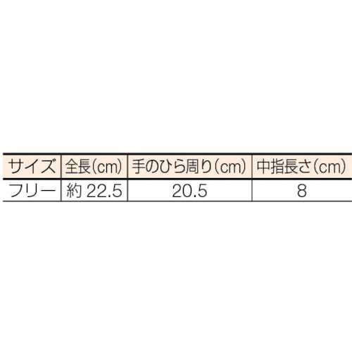 軽作業用すべり止め手袋 薄手 5双組 フリーサイズ【DPM-39LE】