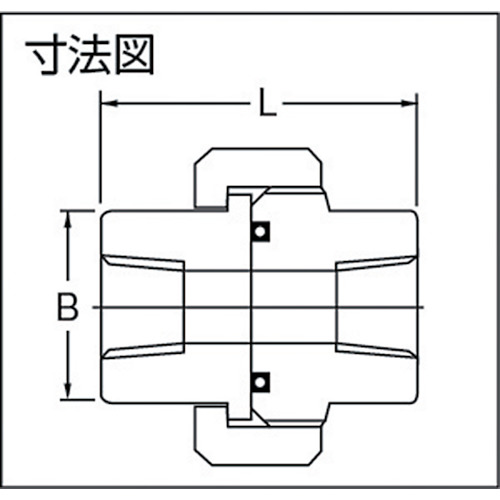 ユニオン 8A ねじ込み 炭素鋼【OU-PT-8A】