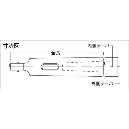 ドリルスリーブ焼入内径MT-2外径MT-5研磨品【TDS-25Y】