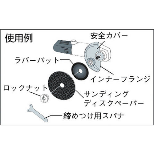 ラバーパット 75mm 兼用型【DP-RP75】