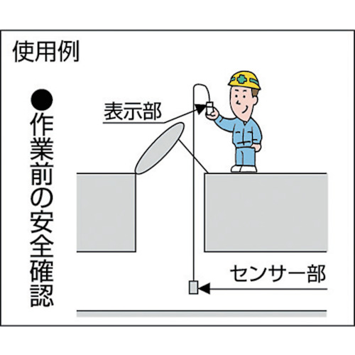 酸素・硫化水素濃度計 5mケーブル付【XOS-326】