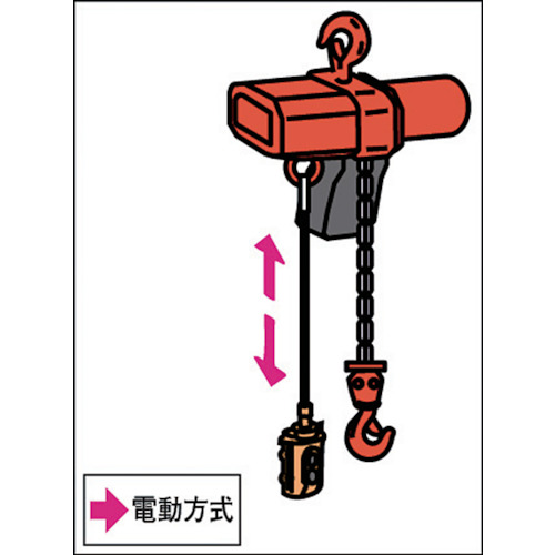 三相200V小型電気チェーンブロック250KG【AC-K2530】