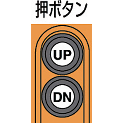 単相200V小型電気チェーンブロック(1速型)100KG【AH-K1030】