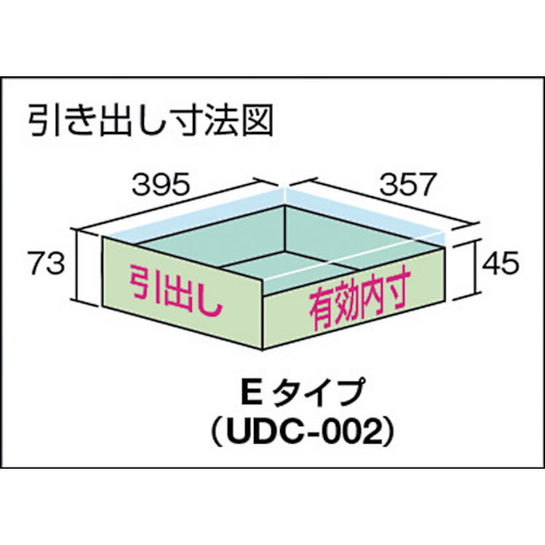 OW型小型作業台 2段引出付 900X600XH740【OW-9060E】