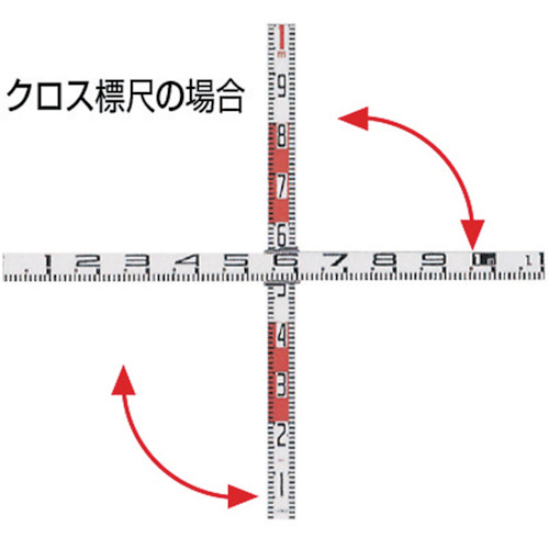 検測ロッド(クロス標尺)【K-60】