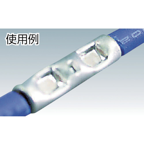 裸圧着スリーブB形より線0.25〜1.65mm2 (25個入)【T-B-1.25】