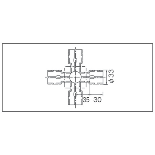 メタルジョントNSJー5(6方向ジョイント)【NSJ-5】