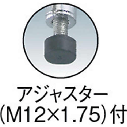 スチール製メッシュラック用伸縮支柱 H1978-2478【MES-2000AJ】