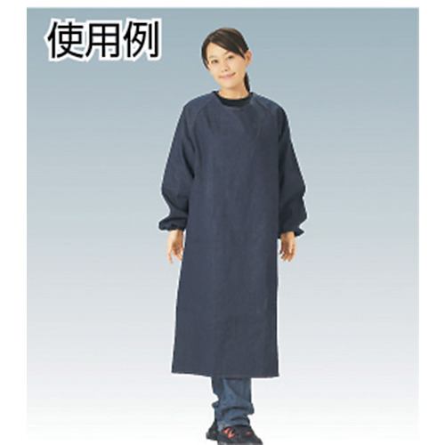 ジーンズ保護具 袖付前掛 Lサイズ【TGE-SM-L】