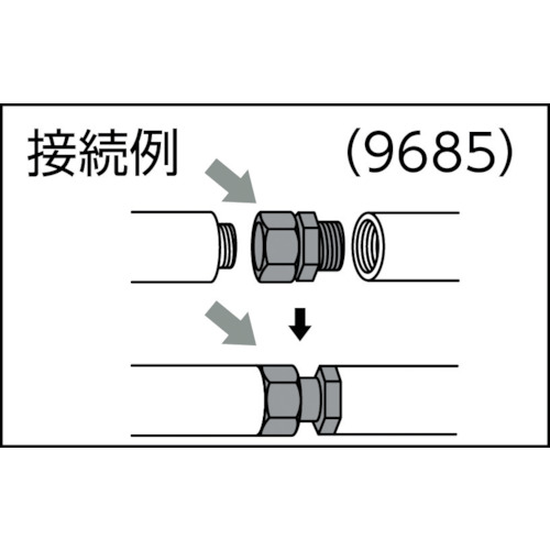 片ナットユニオン(13×13)【9685】