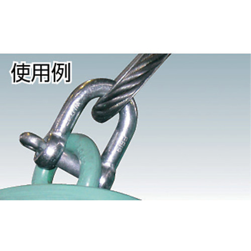 ネジシャックル スチール製 6mm【TSC-06】