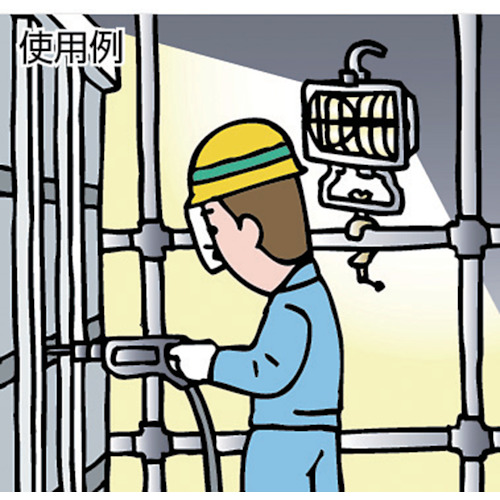 ハロゲン投光器 ハロスター500 100V 500Wハロゲン 本体のみ【HS-500D-5ME】