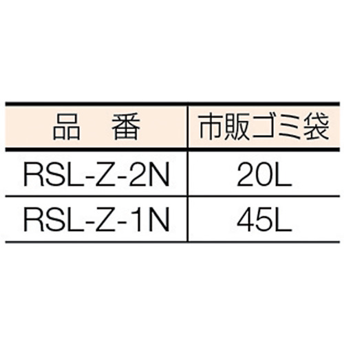 角型ロータリー屑入Bライン【RSL-Z-2N】