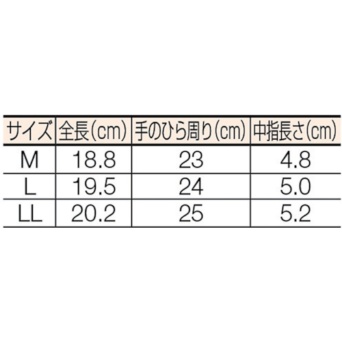 防振防滑手袋 ハーフフィンガー Mサイズ【TPG855-M】