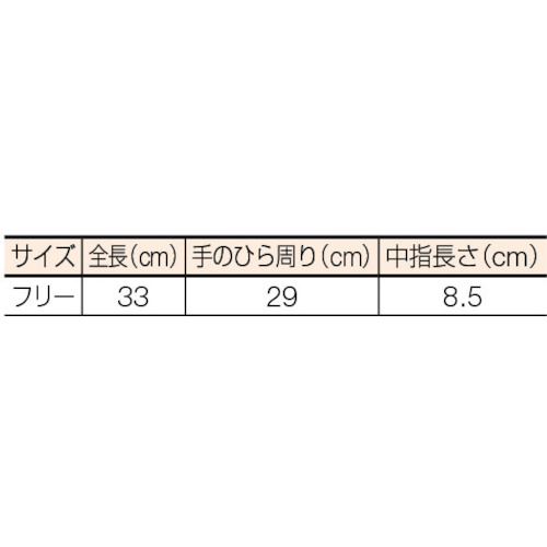クリーンルーム用耐熱手袋 33CM フリーサイズ TPG-651 トラスコ製