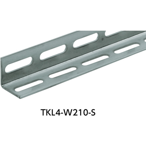 配管支持用穴あきアングル L40型 スチール L2400 5本組【TKL4-W240-U】