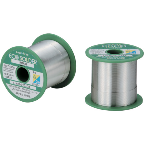 エコソルダー RMA02 P3 M705 1.0ミリ RMA02 P3 M705 1.0 千住金属工業 ECO SOLDER RMA02 500g 無鉛未使用品7個