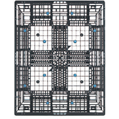 樹脂パレット 片面4方差 1400X1100【TAP-D4-1114】